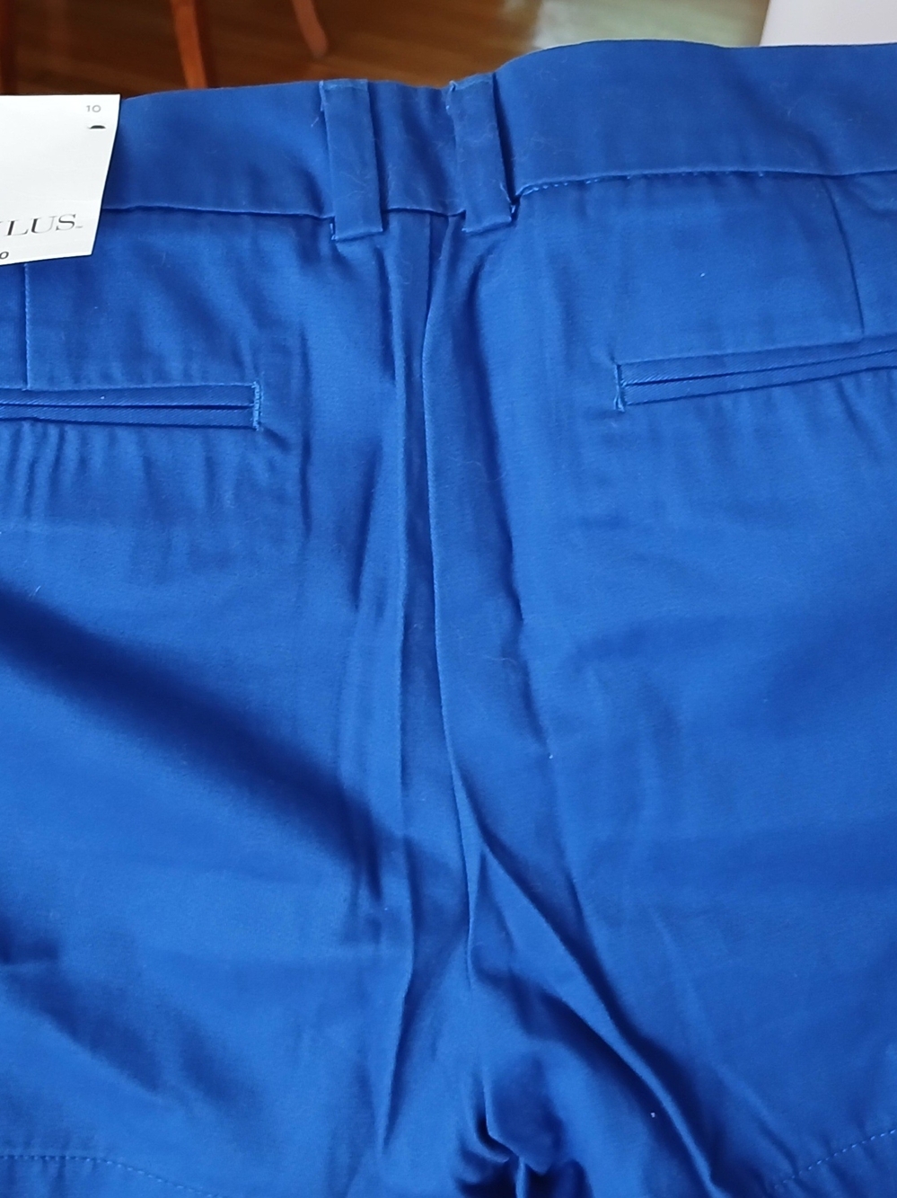 STYLUS Women's Bright Blue Flat Front Shorts
